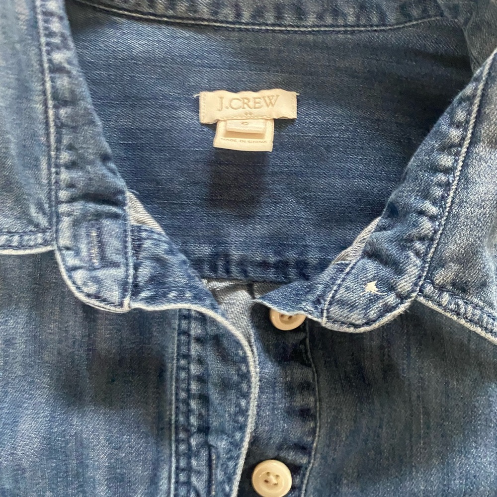 J. Crew Blue Denim tunic dress
